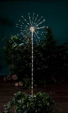 Star Outdoor LED, warmwhite, batteriebetrieben, 8 Funktionen, ca. 36x114 cm