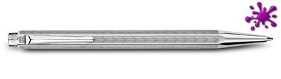 Kugelschreiber Caran D'Ache Ecridor Chevron palladiumbeschichtet