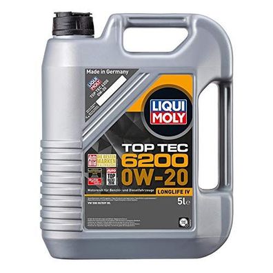 LIQUI MOLY Motoröl "Top Tec 6200" SAE 0W 5 l Kanister