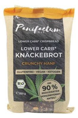 Panifactum 6x BIO LOW CARB Knäckebrot Crunchy HANF 200 g 200g