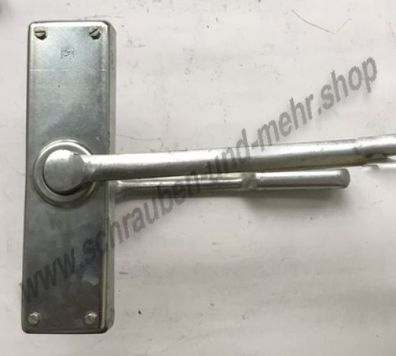 WSS Falttor Treibriegel Tor Schlaufenhebel doppelseitig schweißbar Flachstange