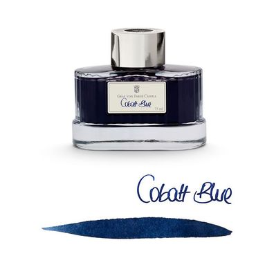 Graf von Faber Castell Tintenglas 75ml - Cobalt Blue