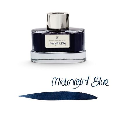 Graf von Faber Castell Tintenglas 75ml - Midnight Blue