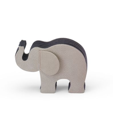 Stifteköcher Elefant, grau, mittel von Graf von Faber-Castell