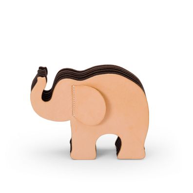 Stifteköcher Elefant, natur, klein von Graf von Faber-Castell