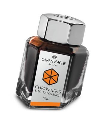 Caran d'Ache Tintenfass Chromatics Electric Orange 50ml