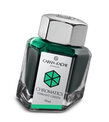 Caran d'Ache Tintenfass Chromatics Vibrant Green 50ml