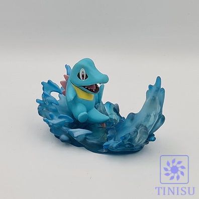 Anime Pokemon PVC Figur Statue: Karnimani / Totodile