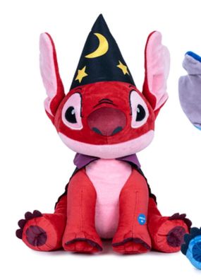 Lilo & Stitch Halloween Kuscheltier - 30 cm Plüschtier Leroy Angel Zauberer Stofftier