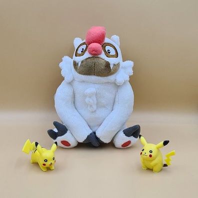 Pokemon Muntier Kuscheltier - 15 cm Plüschtier Vigoroth