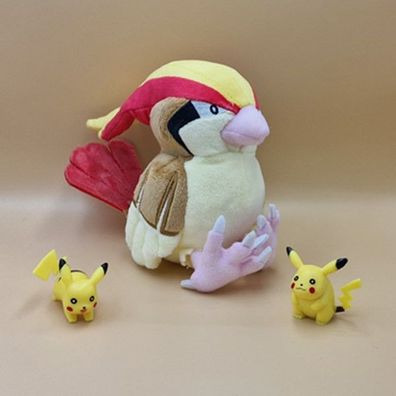 Pokemon Tauboss Kuscheltier - 16 cm Plüschtier Pidgeot