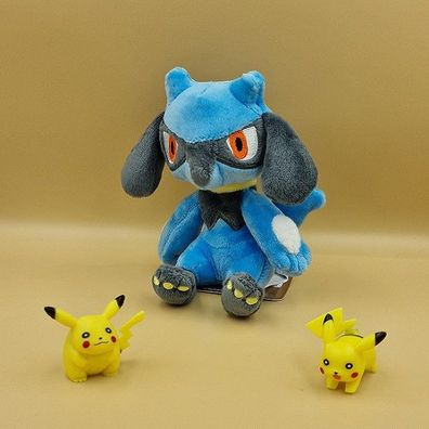 Pokemon Riolu Kuscheltier - 13 cm Plüschtier Riolu