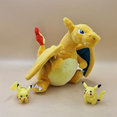 Pokemon Glurak Kuscheltier - 17 cm Plüschtier Charizard