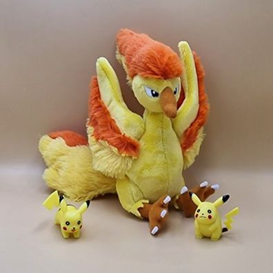 Pokemon Lavados Kuscheltier - 14 cm Plüschtier Moltres