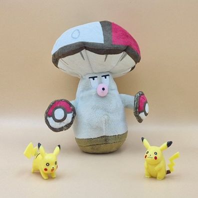 Pokemon Hutsassa Kuscheltier - 14 cm Plüschtier Amoonguss