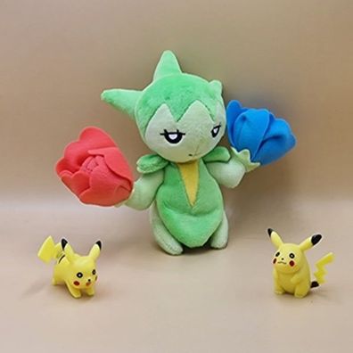 Pokemon Roselia Kuscheltier - 19 cm Plüschtier Roselia