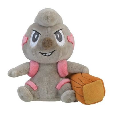 Pokemon Praktibalk Kuscheltier - 14 cm Plüschtier Timburr