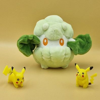 Pokemon Waumboll Kuscheltier - 17 cm Plüschtier Cottonee