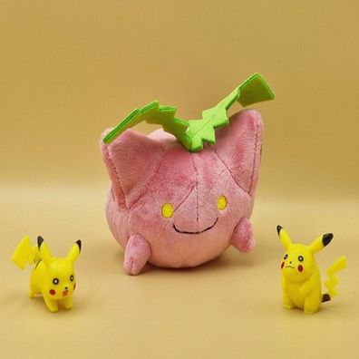 Pokemon Hoppspross Kuscheltier - 21 cm Plüschtier Hoppip