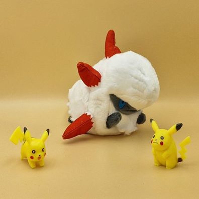 Pokemon Ignivor Kuscheltier - 16 cm Plüschtier Larvesta