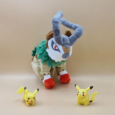 Pokemon Chevrumm Kuscheltier - 14 cm Plüschtier Gogoat