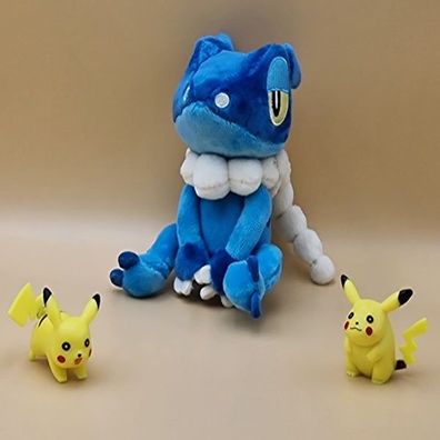 Pokemon Amphizel Kuscheltier - 12 cm Plüschtier Frogadier