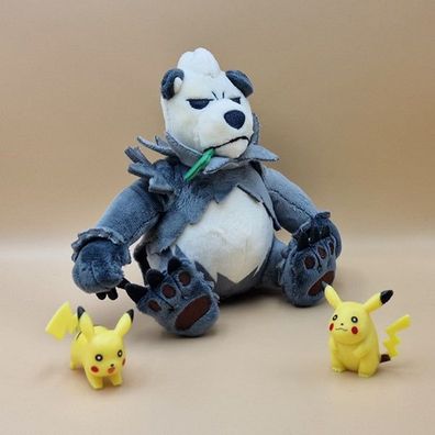 Pokemon Pandagro Kuscheltier - 16 cm Plüschtier Pangoro