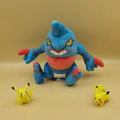 Pokemon Toxiquak Kuscheltier - 16 cm Plüschtier Toxicroak