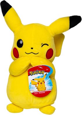 Pokemon Pikachu zwinkernd Kuscheltier - 20 cm Plüschtier