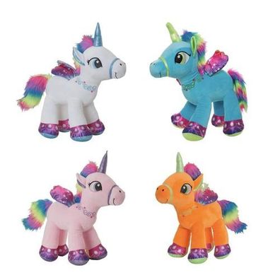 Einhorn Kinder Kuscheltier - 25 cm Plüschtier Mädchen Stofftier