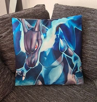 Pokemon Kissenbezug Mega Glurak X 45cm x 45cm