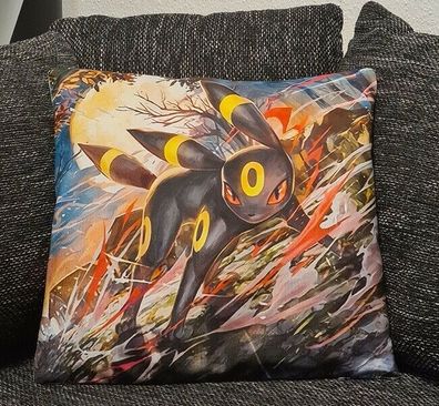 Pokemon Kissenbezug Nachtara / Umberon 45cm x 45cm