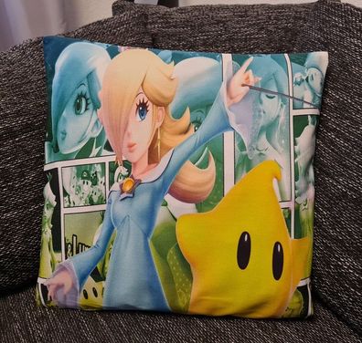 Super Mario Kissenbezug: Prinzessin Rosalina - 45cm x 45cm