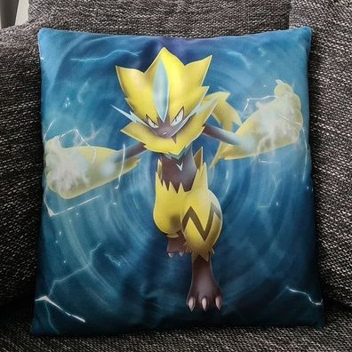 Pokemon Kissenbezug Zeraora 45cm x 45cm