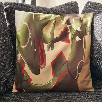 Pokemon Kissenbezug Rayquaza 45cm x 45cm