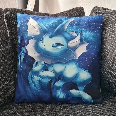 Pokemon Kissenbezug Aquana / Vaporeon 45cm x 45cm