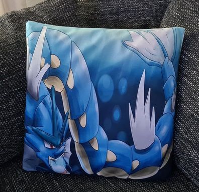 Pokemon Kissenbezug Garados / Gyarados 45cm x 45cm