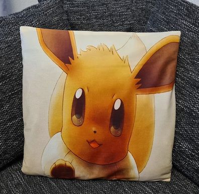 Pokemon Kissenbezug Evoli / Eevee 45cm x 45cm