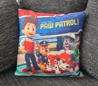 Paw Patrol Kissenbezug für Kinder / Helfer auf vier Pfoten - 40cm x 40cm