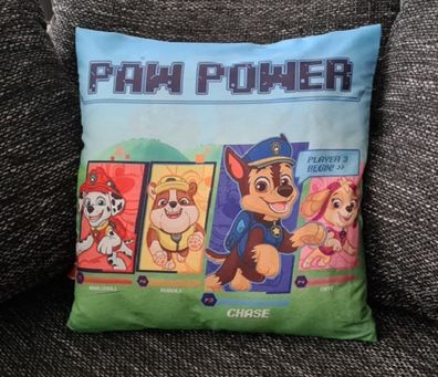 Paw Patrol Kissenbezug: Helfer auf vier Pfoten - 40cm x 40cm