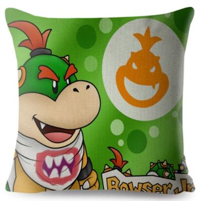 Super Mario Kissenbezug Bowser Jr 45cm x 45cm