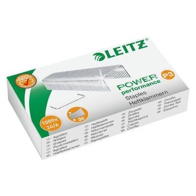 1000 Esselte LEITZ Heftklammern 24/6 5570-00-00 f. 30Bl. Klammern Staples NEU