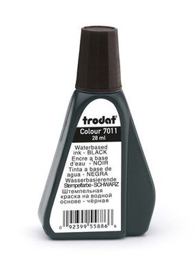 Trodat Stempelfarbe schwarz 28ml SB 7011 dokumentenecht