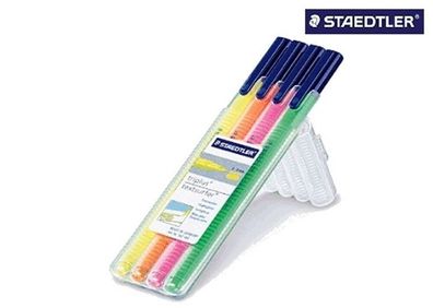 Staedtler triplus® textsurfer® 4er Box 362 SB4 gelb orange rosa grün