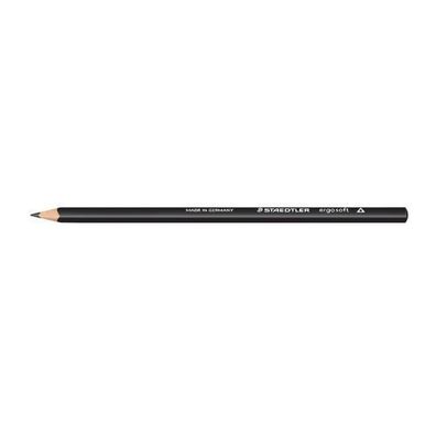 Staedtler ergo soft® Farbstift schwarz bruchfest Buntstift 175mm 157-9