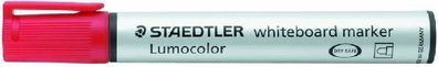 5x Staedtler Whiteboardmarker Lumocolor 2 mm Rundspitze rot nachfüllbar 351-2
