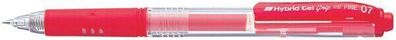 Pentel Gelroller Hybrid Tintenroller 0,35 / 0,7mm Metallspitze KFR7 rot