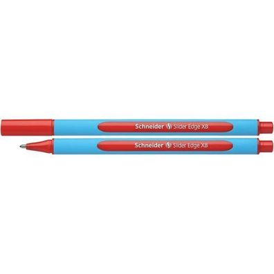 5 x Schneider Slider Edge XB Kugelschreiber rot 152202 Viscoglide-Technology
