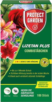 Protect GARDEN Lizetan Plus Combistäbchen 100 Stück, Schädlingsfrei gegen