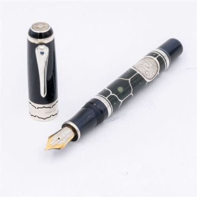 Montegrappa Cosmos Enigma Limited Edition Silber Füller 18K M